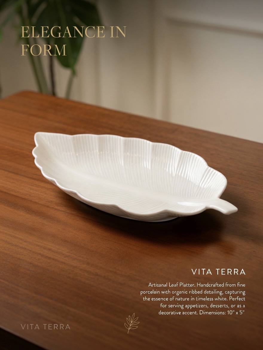 LEAF-SHAPE PLATE